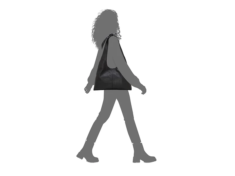 Flinn Leather Hobo Bag