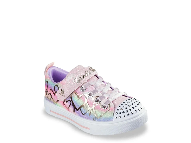 Twinkle Toes Sparks Ombre Love Sneaker - Kids'