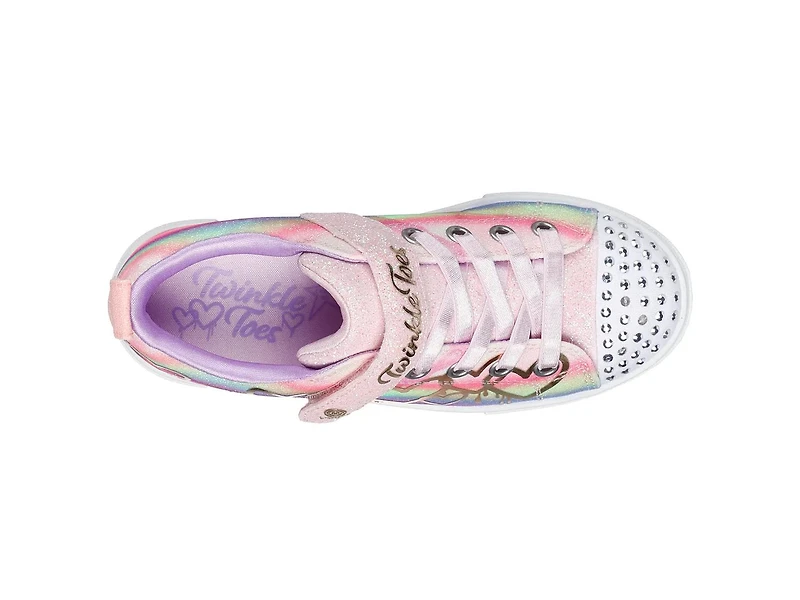 Twinkle Toes Sparks Ombre Love Sneaker - Kids'