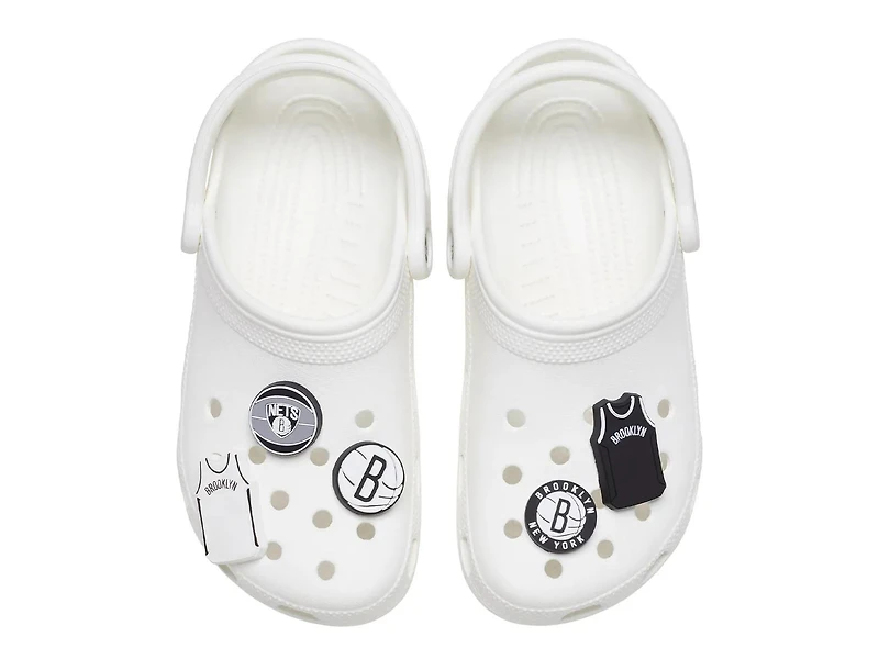 NBA Brooklyn Nets Jibbitz Set - 5 Pack