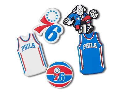 NBA Philadelphia 76ers Jibbitz Set - 5 Pack