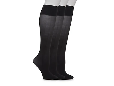 Soft Opaque Women's Knee Socks
