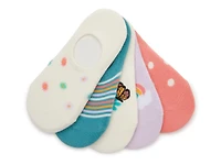 Fashion Liner Kids' No Show Socks - 5 Pack