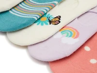 Fashion Liner Kids' No Show Socks - 5 Pack