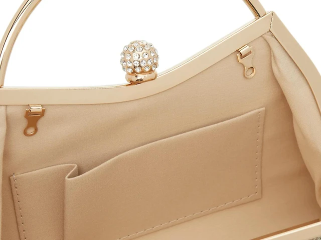 Glitter Pleated Satchel