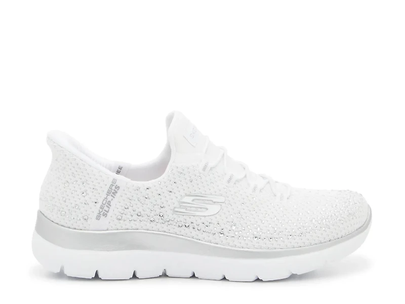 Hands Free Slip-Ins Summits Brilliant Shine Slip-On Sneaker