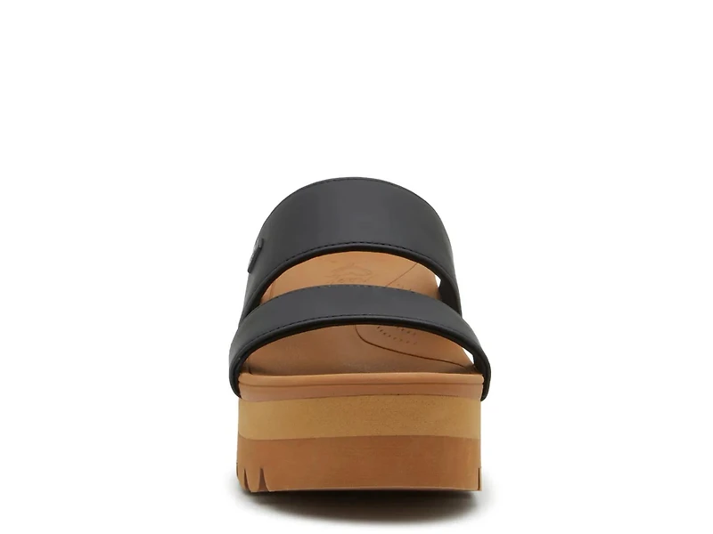 Banded Horizon Platform Sandal