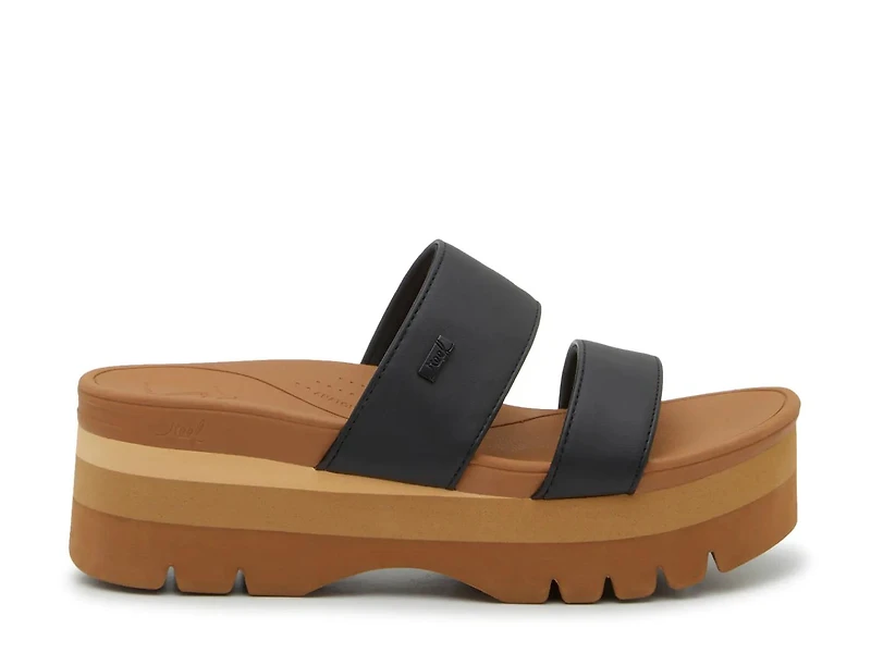Banded Horizon Platform Sandal