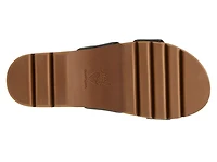 Banded Horizon Platform Sandal