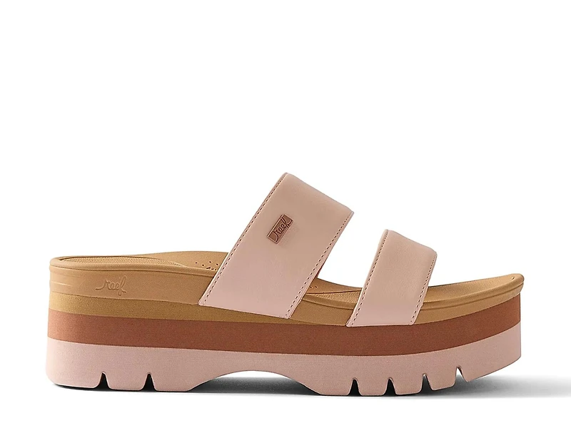 Banded Horizon Platform Sandal