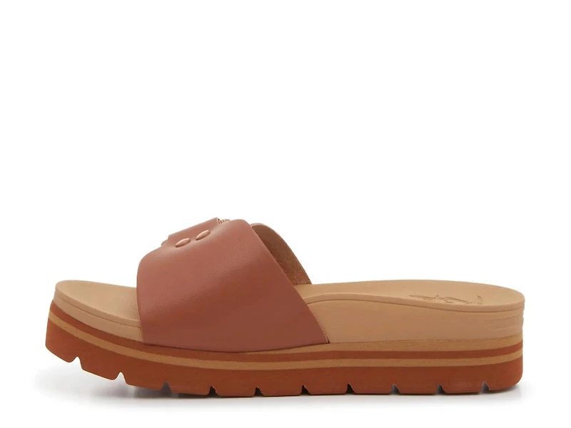 Banded Horizon Buckle Slide Sandal - Women's