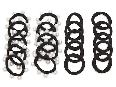 Faux Pearl Hair Tie Set