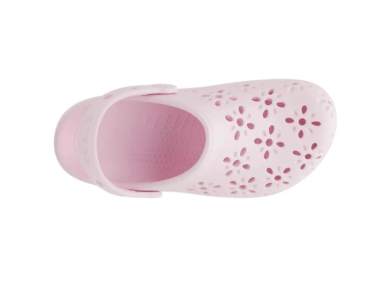 Classic Floral Cutout Clog