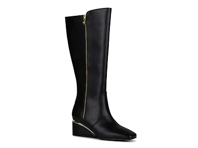 Morgan Wide Calf Wedge Boot