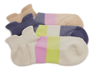 Cush double Tab Women's No Show Socks