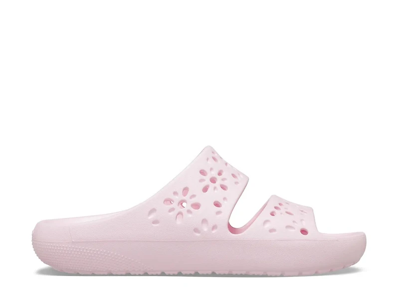 Classic Floral Slide Sandal