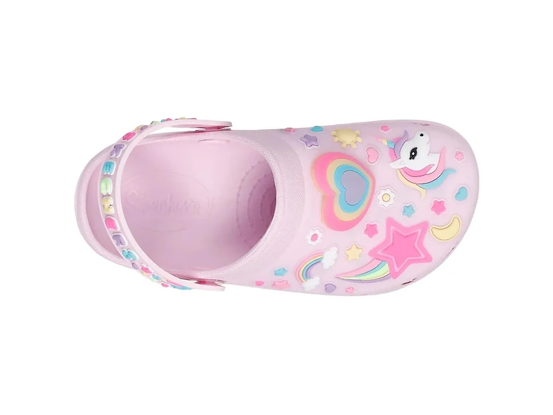 Foamies Heart Charmer Girly Land Clog - Kids'