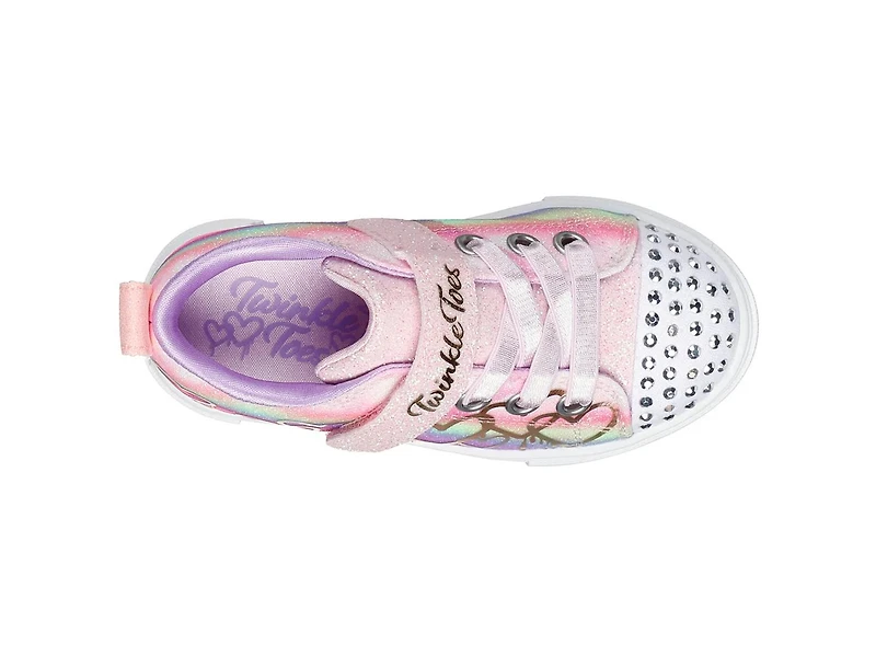 Twinkle Toes Sparks Ombre Love Sneaker - Kids'