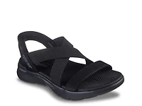 Hands Free Slip-ins: GO Walk Flex Glimmer Up Sandal