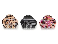 Assorted Mini Hair Clips - 3 Pack
