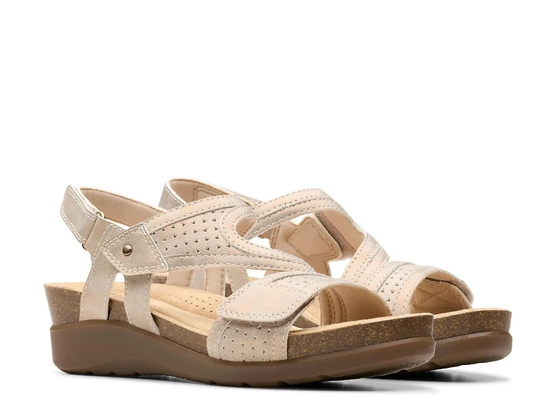 Calenne Carmen Wedge Sandal