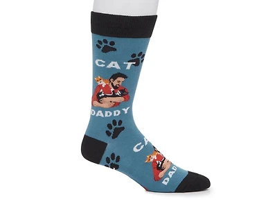 Cat Daddy Men's Crew Socks