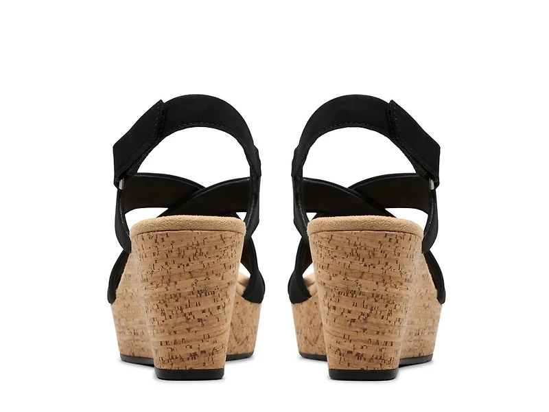 Rose Wedge Sandal