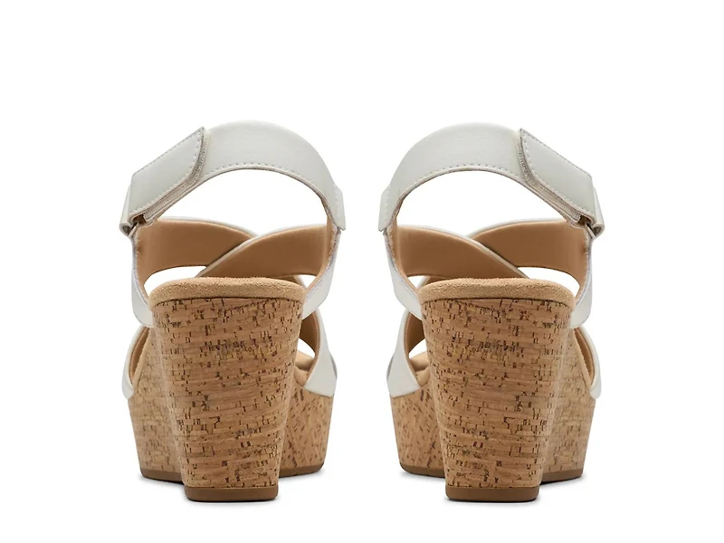 Rose Wedge Sandal