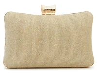 Glitter Pleat Clutch