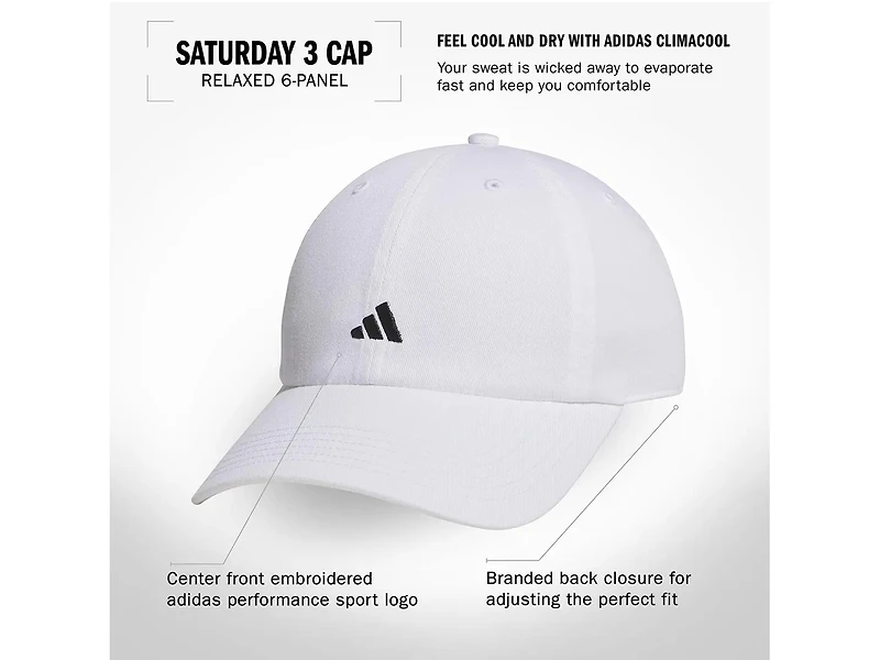 Saturday 3 Baseball Cap