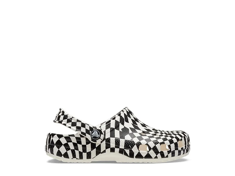 Classic Warped Checker Clog - Kids'