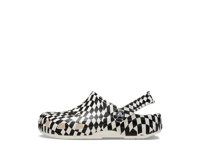 Classic Warped Checker Clog - Kids'