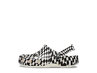 Classic Warped Checker Clog - Kids'