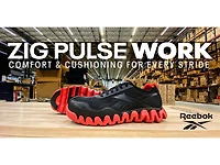 Zip Pulse Safety Toe Work Sneaker - Men's
