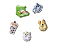 Coffee & Donuts Jibbitz Set - 5 Pack