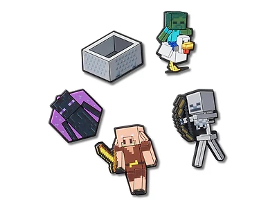Minecraft Jibbitz Set - 5 Pack
