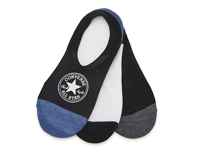 Flat Knit Women's No Show Socks - 3 Pack