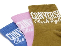 Flat Knit Women's Quarter Ankle Socks - 3 Pack