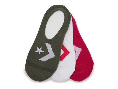 Chevron Women's No Show Liners - 3 Pack