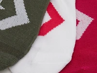 Chevron Women's No Show Liners - 3 Pack