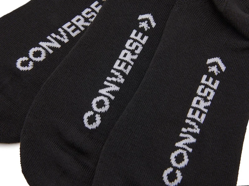 Chuck Women's No Show Socks - 3 Pack