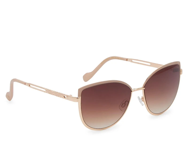 Two-Tone Cat-Eye Sunglasses