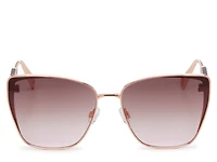 Cat-Eye Square Sunglasses