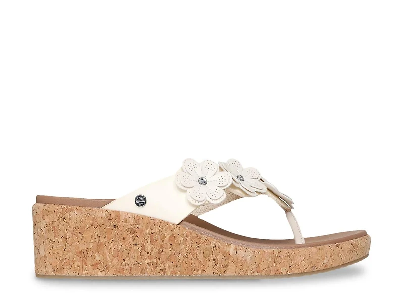 Cali Arch Fit Beverlee Rare Blossom Wedge Sandal