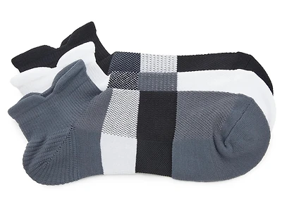 Double Tab Men's No Show Socks