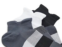 Double Tab Men's No Show Socks