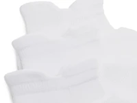 Cush Double Tab Men's No Show Socks - 3 Pack