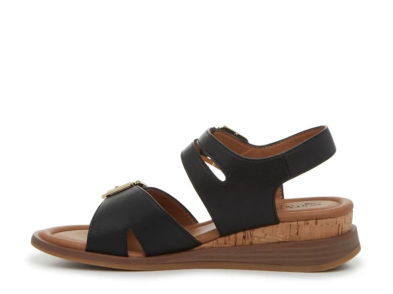 Magnolia Wedge Sandal
