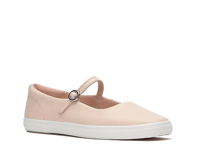 Square Toe Mary Jane Flat