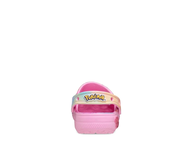 Pokemon Pikachu Pink Classic Clog - Kids'
